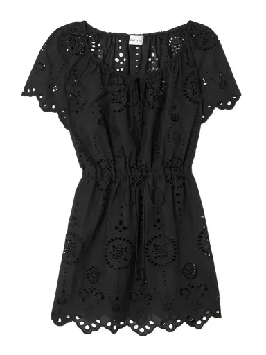 Matteau Scalloped Broderie Anglaise Cotton Mini Dress | Thumbnail 1 Matteau Scalloped Broderie Anglaise Cotton Mini Dress | Thumbnail 1