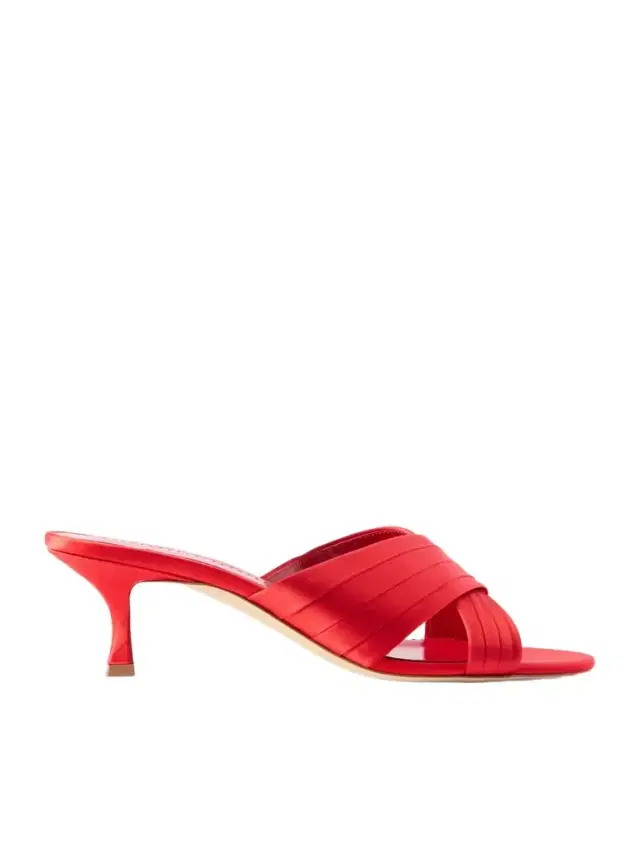 Viera 50 Satin Mules