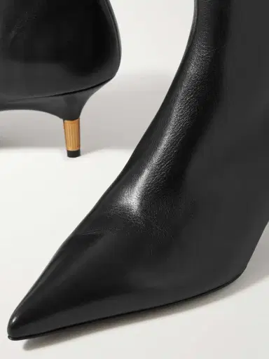 Khaite Bella Leather Ankle Boots | Thumbnail 4 Khaite Bella Leather Ankle Boots | Thumbnail 4