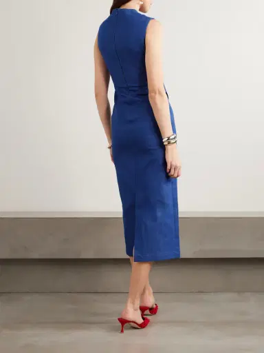 DESTREE Laetitia Denim Midi Dress | Thumbnail 3