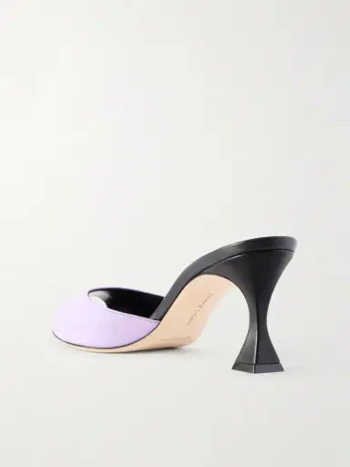 Manolo Blahnik Jadaron 70 Leather Mules | Thumbnail 3 Manolo Blahnik Jadaron 70 Leather Mules | Thumbnail 3