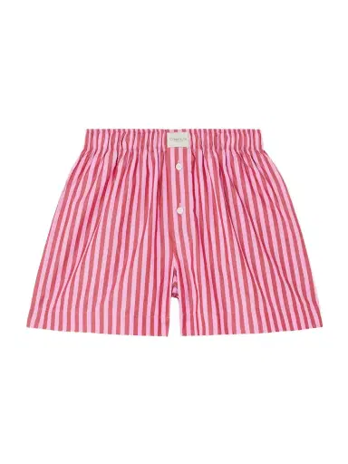 Comme Si La Boxer Classica Striped Cotton-poplin Shorts | Thumbnail 1