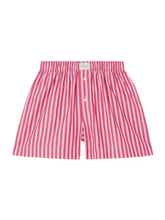 La Boxer Classica Striped Cotton-poplin Shorts