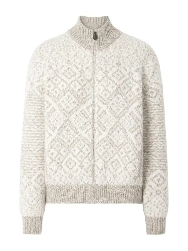 Loro Piana Jacquard-knit Cashmere Cardigan