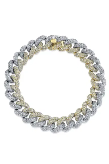 SHAY JEWELRY Diamond Two Tone Essential Link Bracelet | Thumbnail 1