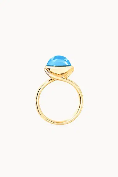 TAMARA COMOLLI Swiss Topaz Large Bouton Ring | Thumbnail 5 TAMARA COMOLLI Swiss Topaz Large Bouton Ring | Thumbnail 5