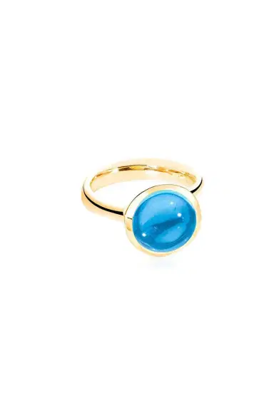 TAMARA COMOLLI Swiss Topaz Large Bouton Ring | Thumbnail 1 TAMARA COMOLLI Swiss Topaz Large Bouton Ring | Thumbnail 1