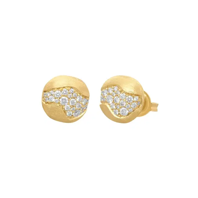MARCO BICEGO Marco Bicego Africa 18K Yellow Gold Diamond Stud Earrings by The Solist