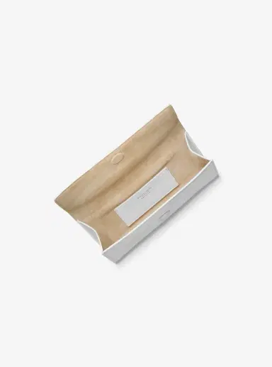 Michael Kors Collection Cate Leather Clutch | Thumbnail 7 Michael Kors Collection Cate Leather Clutch | Thumbnail 7
