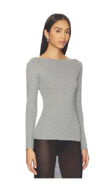 Aya Muse Boatneck Long Sleeve Tee | Thumbnail 2