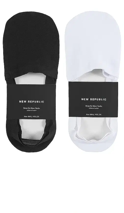 New Republic 2 Pack Ninja No Show Socks