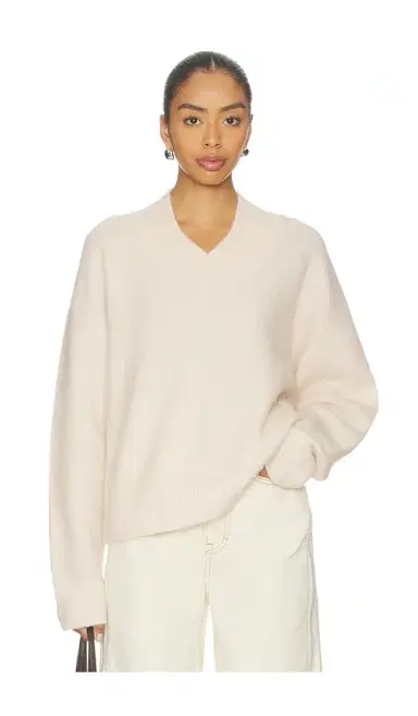 EAVES Jacquie V-neck Sweater | Thumbnail 1 EAVES Jacquie V-neck Sweater | Thumbnail 1