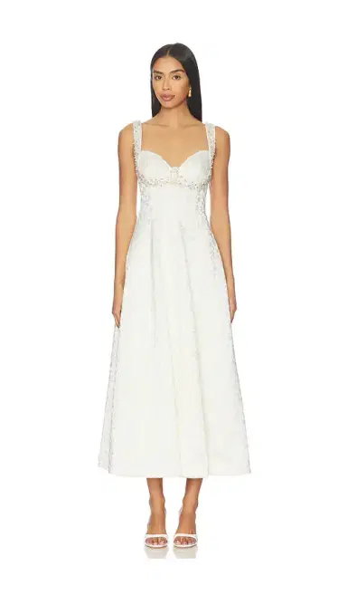 Simkhai Charlotte Midi Dress | Thumbnail 1 Simkhai Charlotte Midi Dress | Thumbnail 1