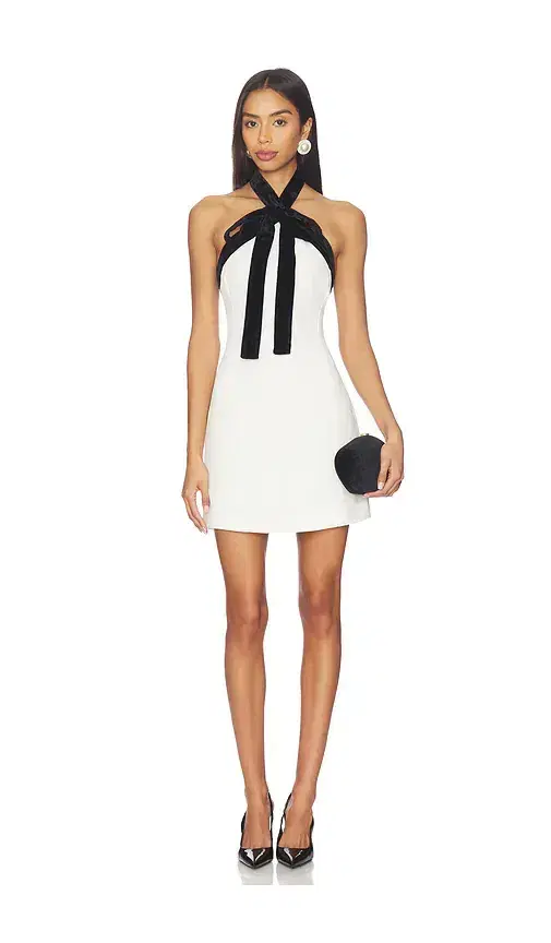 Jolie Mini Dress With Neck Tie