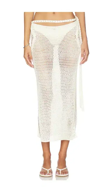 My Beachy Side Dune Hand-crocheted Maxi Skirt | Thumbnail 2