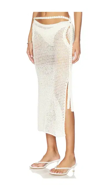 My Beachy Side Dune Hand-crocheted Maxi Skirt | Thumbnail 1