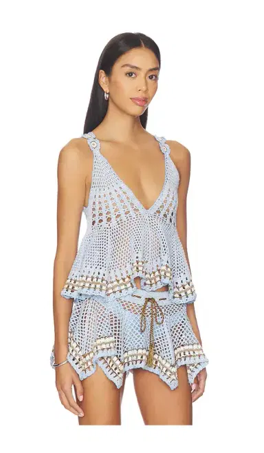 My Beachy Side Tula Hand-crocheted Top | Thumbnail 2