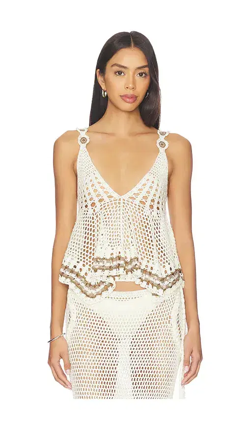 My Beachy Side Tula Hand-crocheted Top