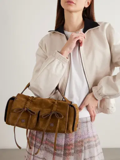 Acne Studios Suede Shoulder Bag | Thumbnail 2 Acne Studios Suede Shoulder Bag | Thumbnail 2
