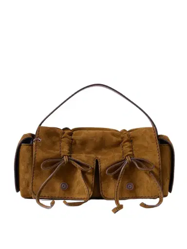 Acne Studios Suede Shoulder Bag | Thumbnail 1 Acne Studios Suede Shoulder Bag | Thumbnail 1