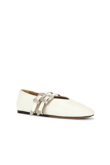 Le Monde Béryl Claudia Western Buckle Ballet Slipper | Thumbnail 2
