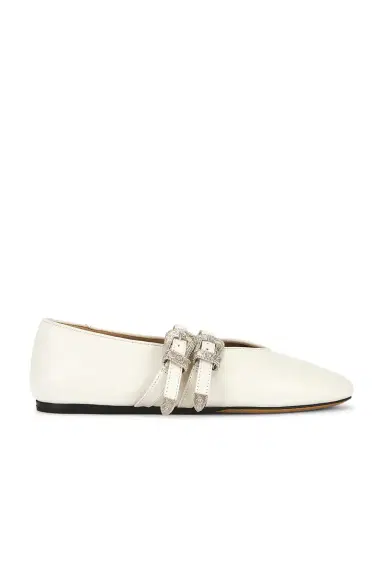 Le Monde Béryl Claudia Western Buckle Ballet Slipper | Thumbnail 1