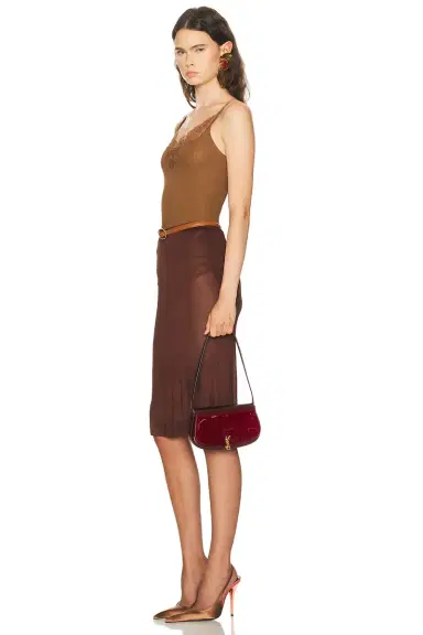 Saint Laurent Mini Voltaire Shoulder Bag | Thumbnail 2 Saint Laurent Mini Voltaire Shoulder Bag | Thumbnail 2