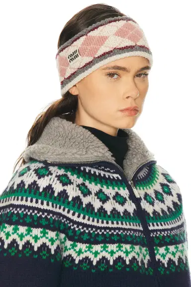 Miu Miu Jacquard Cashwool | Thumbnail 2 Miu Miu Jacquard Cashwool | Thumbnail 2