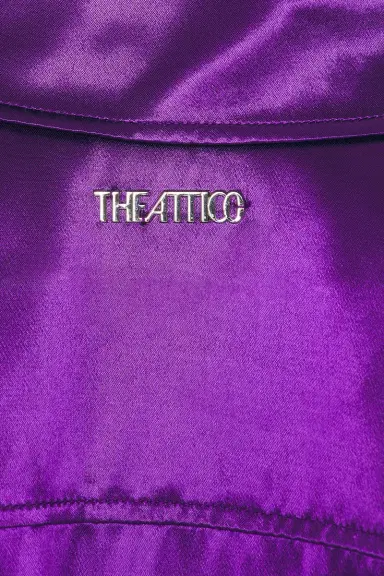 The Attico Midi Satin Dress | Thumbnail 4 The Attico Midi Satin Dress | Thumbnail 4