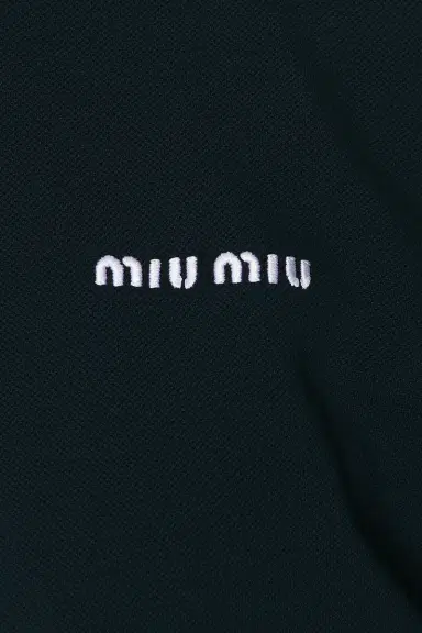 Miu Miu Cotone Piquet Top | Thumbnail 5 Miu Miu Cotone Piquet Top | Thumbnail 5