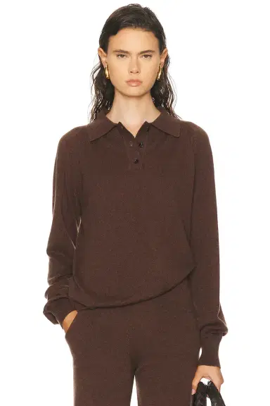 AMIYA Heritage Travel Polo Sweater | Thumbnail 1 AMIYA Heritage Travel Polo Sweater | Thumbnail 1