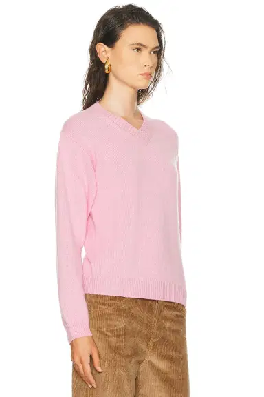 AMIYA Nevia Cashmere V-Neck Sweater | Thumbnail 2