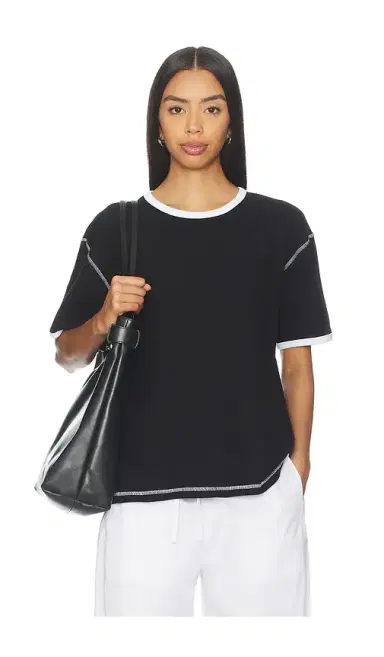 Aya Muse Waffle T Shirt | Thumbnail 1 Aya Muse Waffle T Shirt | Thumbnail 1