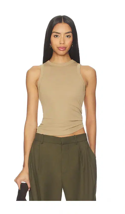 Jersey High Neck Tank