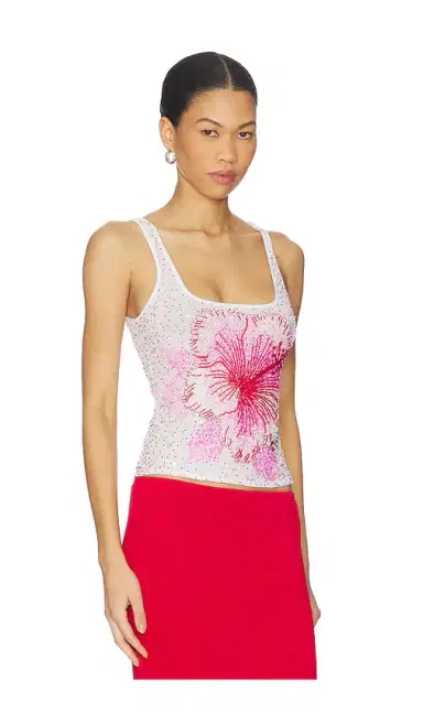 Leslie Amon Hibiscus Top | Thumbnail 2