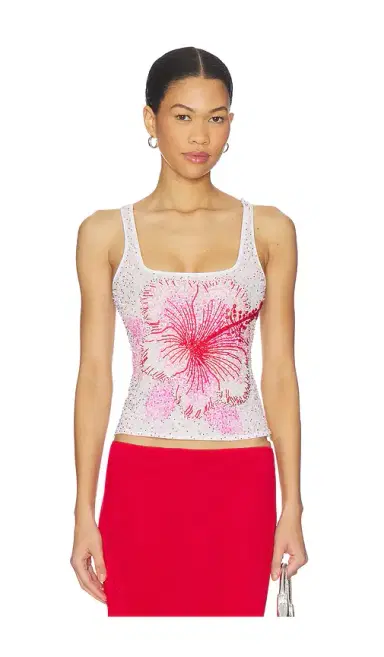 Leslie Amon Hibiscus Top | Thumbnail 1