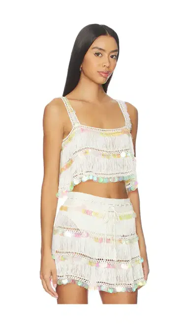 My Beachy Side Viola Hand-crocheted Top | Thumbnail 2