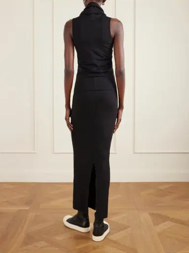 Rick Owens Cutout Gathered Jersey Top | Thumbnail 3 Rick Owens Cutout Gathered Jersey Top | Thumbnail 3