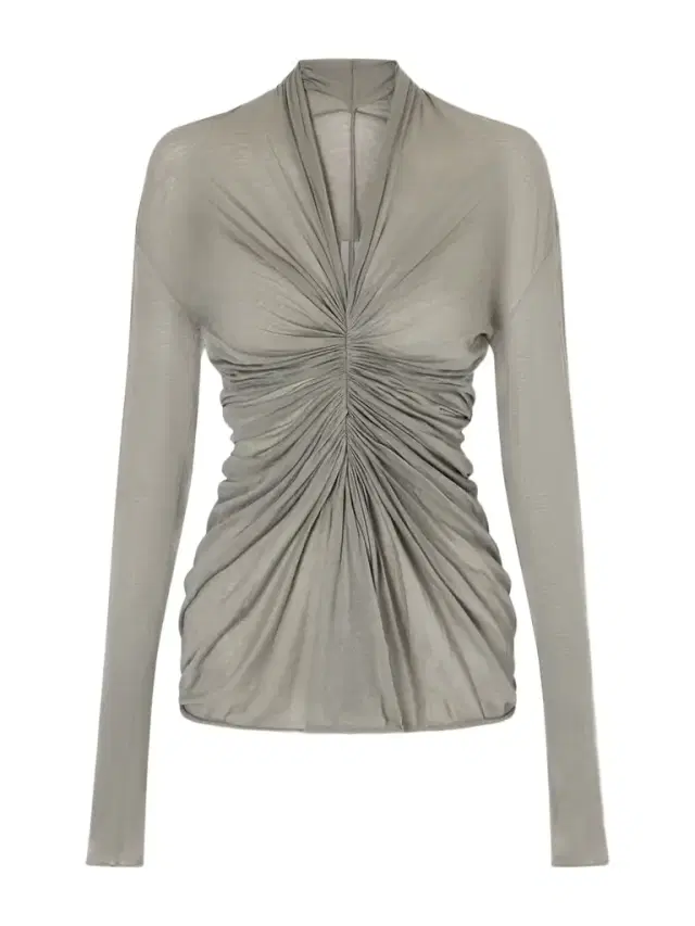 Ruched Cotton-jersey T-shirt