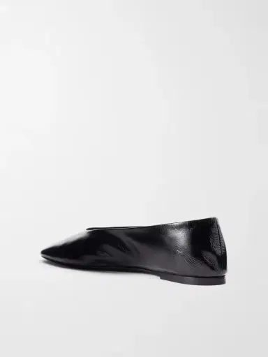 Saint Laurent Sao Leather Ballet Flats | Thumbnail 3 Saint Laurent Sao Leather Ballet Flats | Thumbnail 3