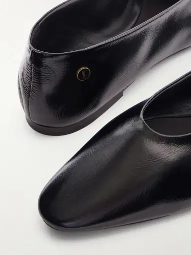 Saint Laurent Sao Leather Ballet Flats | Thumbnail 5 Saint Laurent Sao Leather Ballet Flats | Thumbnail 5