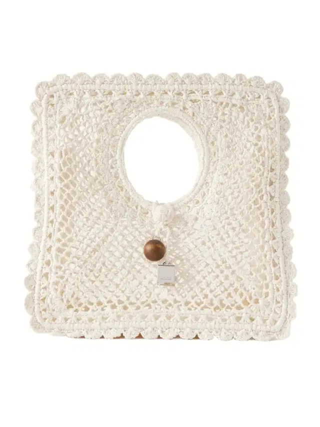 La Spiaggia Embellished Raffia-effect Bag La Spiaggia Embellished Raffia-effect Bag