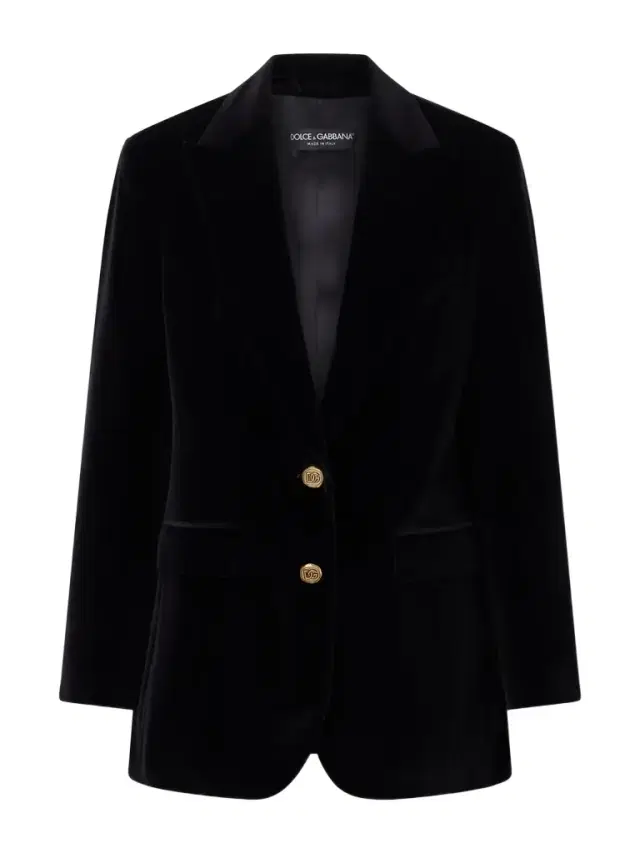 Cotton-velvet Blazer