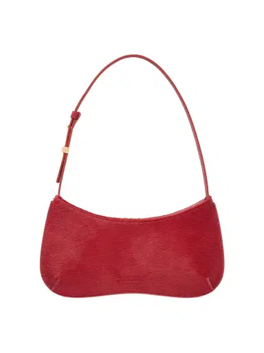 Jacquemus Le Bisou Embellished Leather-trimmed Calf Hair Shoulder Bag | Thumbnail 1