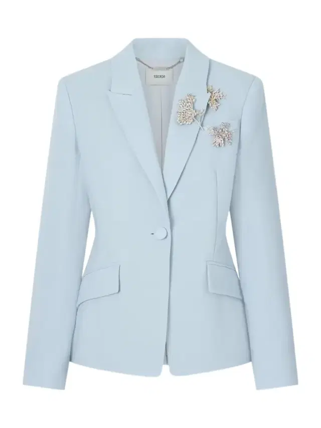 Embellished Wool-crepe Blazer