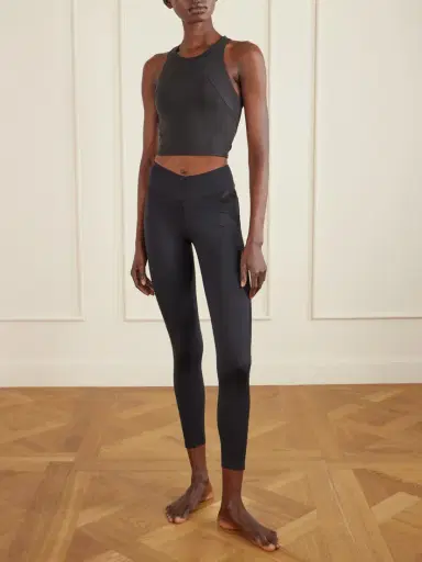 Eres Comaneci Mesh-trimmed Stretch-jersey Leggings | Thumbnail 2 Eres Comaneci Mesh-trimmed Stretch-jersey Leggings | Thumbnail 2