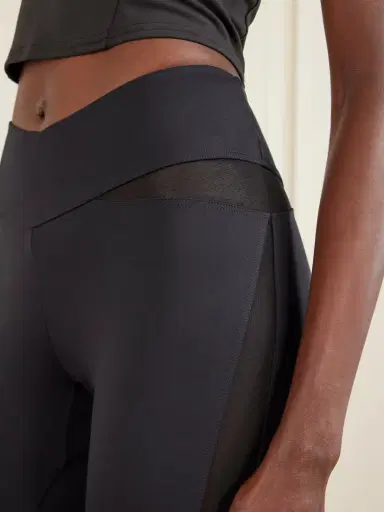 Eres Comaneci Mesh-trimmed Stretch-jersey Leggings | Thumbnail 4 Eres Comaneci Mesh-trimmed Stretch-jersey Leggings | Thumbnail 4
