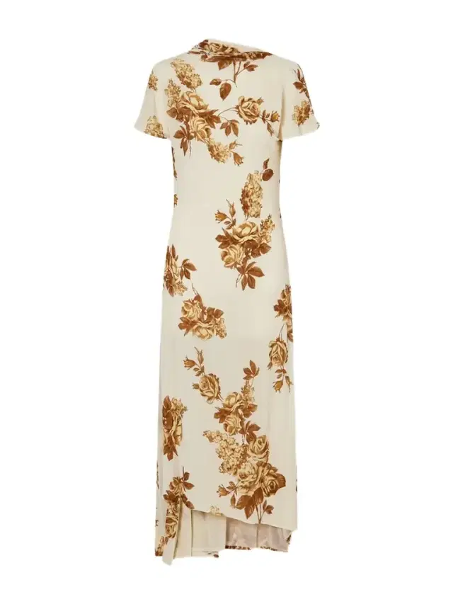 Floral-print Stretch-jersey Midi Dress