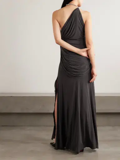 Alex Perry One-shoulder Draped Stretch-jersey Gown | Thumbnail 3 Alex Perry One-shoulder Draped Stretch-jersey Gown | Thumbnail 3