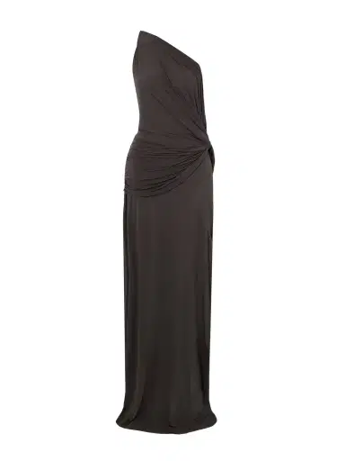 Alex Perry One-shoulder Draped Stretch-jersey Gown | Thumbnail 1 Alex Perry One-shoulder Draped Stretch-jersey Gown | Thumbnail 1
